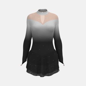 SAGESTER Kürkleid Mod. 2000 - [SCHWARZ/GRAU]